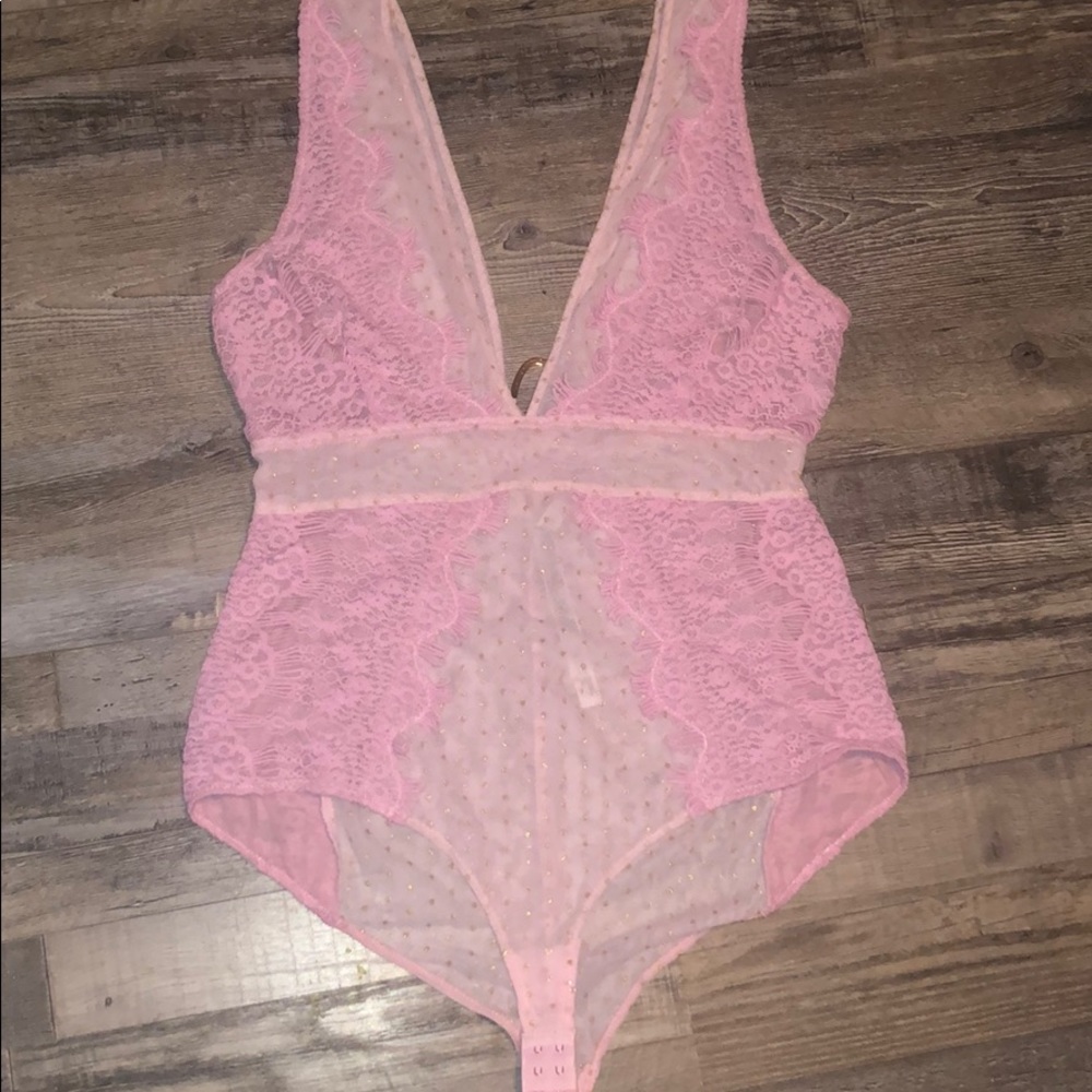 Free People Breaking Hearts Bodysuit